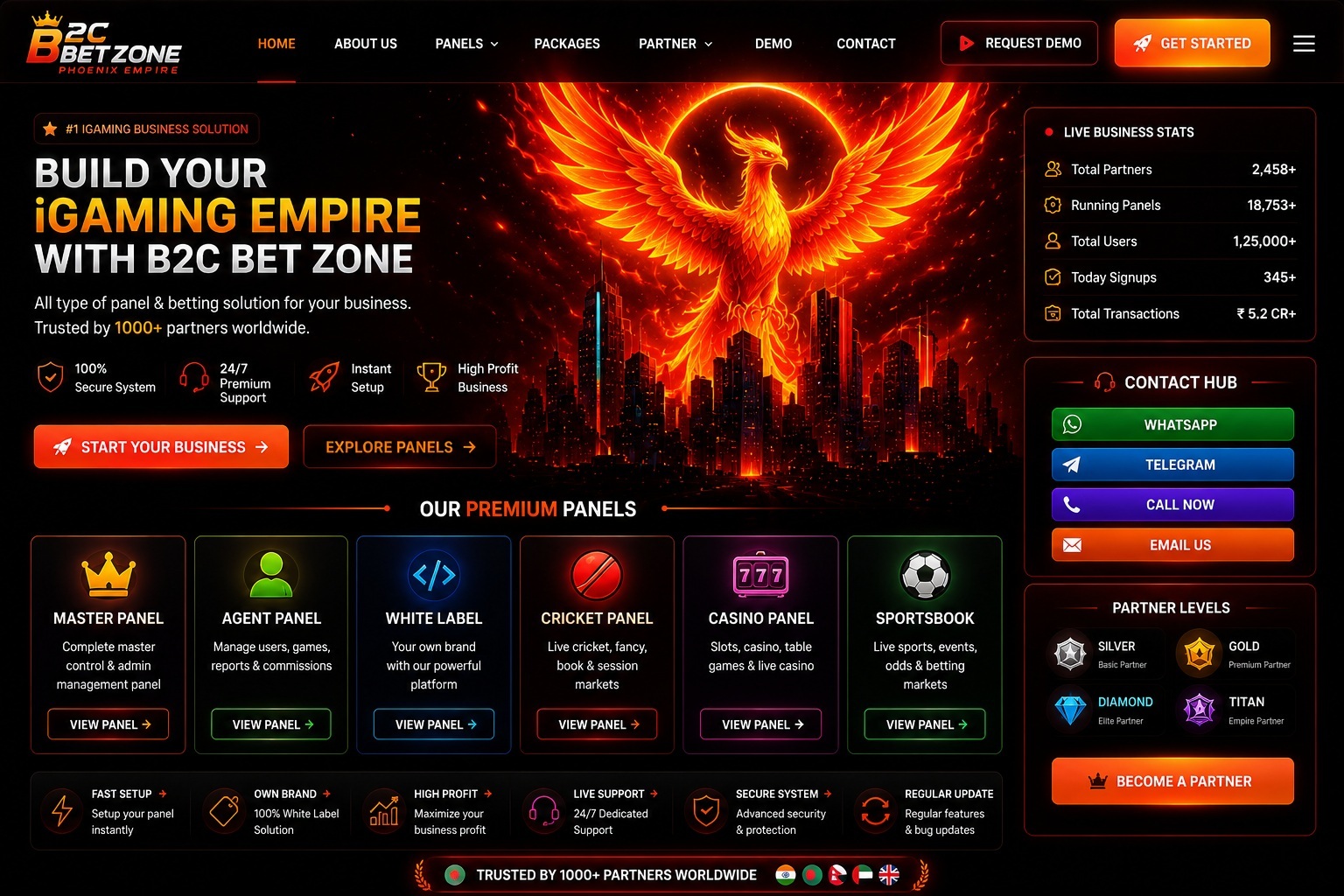 B2C BET ZONE Phoenix Theme